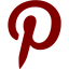 maroon pinterest 6 icon