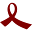 maroon ribbon 13 icon