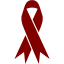 maroon ribbon 2 icon