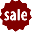 maroon sale icon