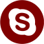 maroon skype 4 icon