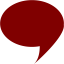 maroon speech bubble 4 icon