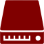 maroon ssd icon