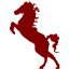 maroon stallion icon