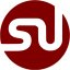 maroon stumbleupon 7 icon