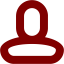 maroon user 6 icon