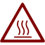 maroon warning 20 icon