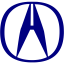 navy blue acura icon