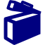 navy blue ammo tin icon