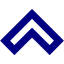 navy blue arrow 143 icon