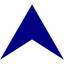 navy blue arrow 151 icon