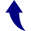 navy blue arrow 178 icon