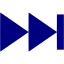 navy blue arrow 45 icon