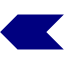 navy blue arrow 77 icon