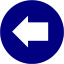 navy blue arrow 94 icon