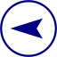 navy blue arrow left 8 icon