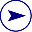 navy blue arrow right 8 icon