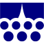 navy blue audience icon