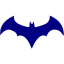 navy blue batman 12 icon