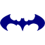 navy blue batman 17 icon