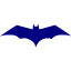 navy blue batman 18 icon