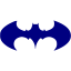 navy blue batman 21 icon