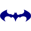 navy blue batman 22 icon