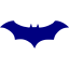 navy blue batman 23 icon