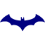 navy blue batman 4 icon