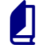 navy blue book 19 icon