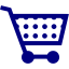 navy blue cart 14 icon