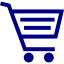 navy blue cart 2 icon