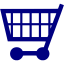 navy blue cart 23 icon