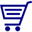 navy blue cart 34 icon