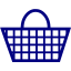 navy blue cart 38 icon