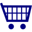 navy blue cart 50 icon