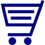 navy blue cart 52 icon