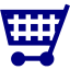 navy blue cart 56 icon