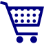 navy blue cart 72 icon