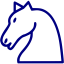 navy blue chess 10 icon