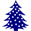 navy blue christmas 15 icon