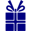 navy blue christmas 20 icon