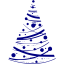 navy blue christmas 24 icon