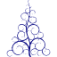 navy blue christmas 40 icon