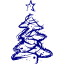 navy blue christmas 56 icon