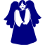 navy blue christmas 8 icon