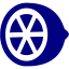 navy blue citrus icon