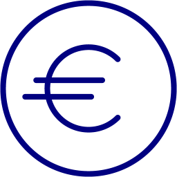 navy blue euro 2 icon free navy blue currency icons