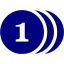 navy blue expensive icon