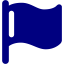 navy blue flag 3 icon